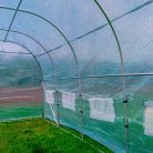 PNI Fóliaház acél szerkezettel, 457x210x210 cm, lehajtható szúnyoghálós ablakokkal (PNI-SG500)