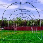 PNI Fóliaház acél szerkezettel, 457x210x210 cm, lehajtható szúnyoghálós ablakokkal (PNI-SG500)