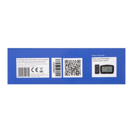 PNI Gázszivárgás és Szénmonoxid érzékelő, mágneses zárószeleppel (PNI-SH250)