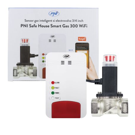PNI Wifi-s gázszivárgás érzékelő, mágneses zárószeleppel (PNI-SHS300)