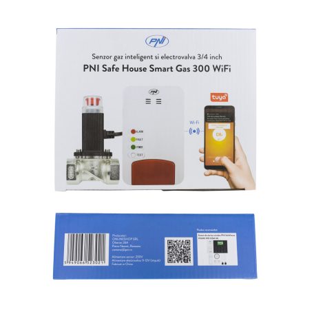 PNI Wifi-s gázszivárgás érzékelő, mágneses zárószeleppel (PNI-SHS300)