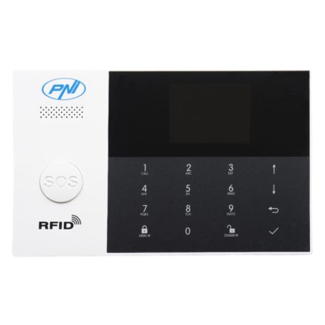 PNI WIFI/GSM riasztórendszer, 2 érzékelővel, szirénával, Rfid kulccsal (PNI-SHS550)