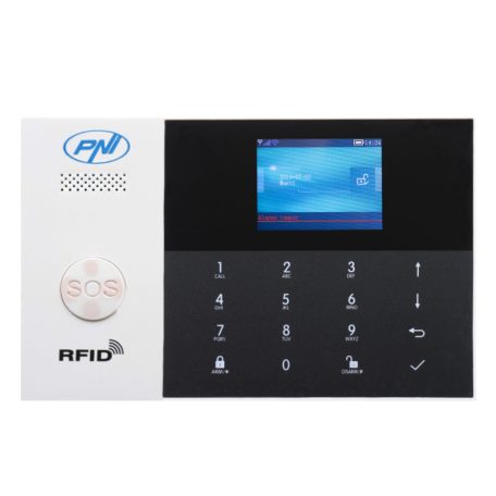 PNI WIFI/GSM riasztórendszer, 2 érzékelővel, szirénával, Rfid kulccsal (PNI-SHS550)