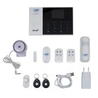 PNI WIFI/GSM riasztórendszer, 2 érzékelővel, szirénával, Rfid kulccsal (PNI-SHS550)