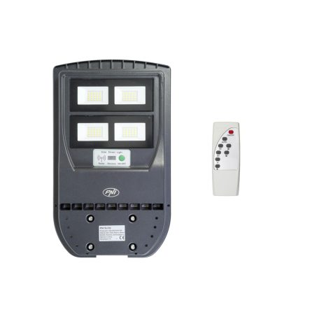 PNI 100W-os napelemes fém LED lámpatest mozgásérzékelővel (PNI-SL210)