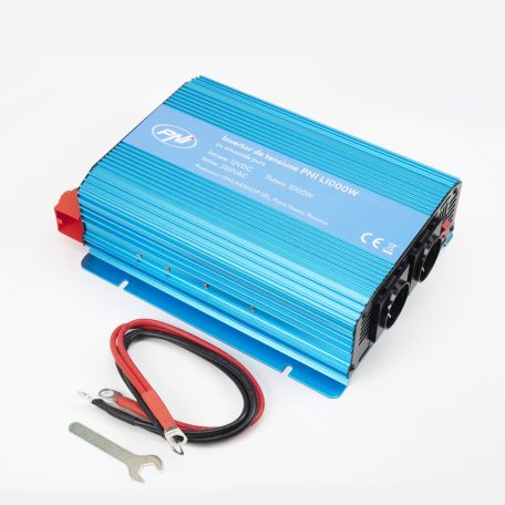 PNI Nagy teljesítményű SZINUSZOS inverter 12V->230V (PNI-SP1000W)