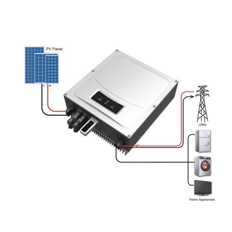 PNI Visszatáplálós Inverter, 6KW, MPPT, WiFi-vel (PNI-SP6000GO)