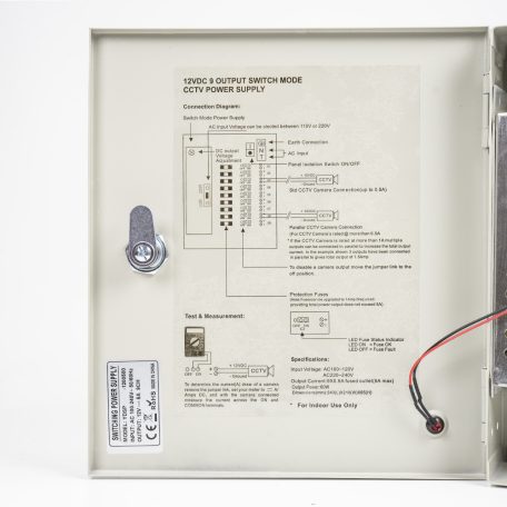PNI Szekrényes tápegység 12V DC 5A (PNI-STC5A)