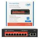 PNI 8 csatornás POE switch kapcsolható AI funkciók kiterjesztése (PNI-SWPOE82)