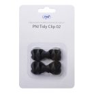 PNI Szilikon kábelrendező gumi, öntapadós felülettel (PNI-TYCLIP-02)