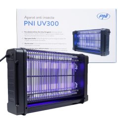   PNI Nagy teljesítményű, elektromos rovarcsapda, 2x10W UV, MAX. 80M2 lefedés (PNI-UV300)