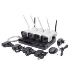 PNI 4 kamerás vezeték nélküli, WiFi-s, Hd IP kamerarendszer (PNI-WF550)