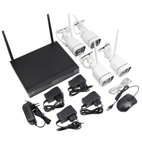 PNI 4 kamerás vezeték nélküli, WiFi-s, SuperHd IP kamerarendszer (PNI-WF660)