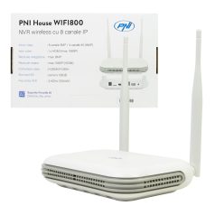   PNI WiFi-s Ip rögzítő, NVR, max. 8db 5.0Mp-es kamerához (PNI-WIFI800)