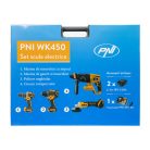 PNI Elektromos szerszámkészlet akkuval, kofferrel (PNI-WK450)