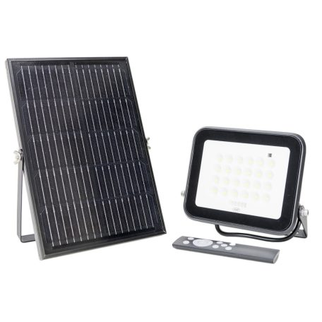 PNI Hordozható 50W-os, napelemes, távirányítható, akkumulátoros LED reflektor (PNI-WS500)