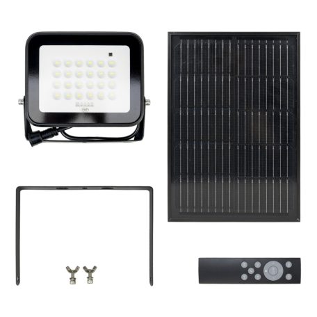 PNI Hordozható 50W-os, napelemes, távirányítható, akkumulátoros LED reflektor (PNI-WS500)