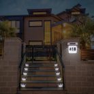 PNI Napelemes LED házszámvilágítás, fém kivitel (PNI-WS20)