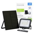 PNI Hordozható 50W-os, napelemes, távirányítható, akkumulátoros LED reflektor (PNI-WS500)