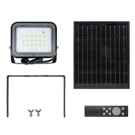 PNI Hordozható 50W-os, napelemes, távirányítható, akkumulátoros LED reflektor (PNI-WS500)