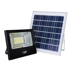 PNI Hordozható 50W-os, napelemes, távirányítható, akkumulátoros LED reflektor (PNI-WS55)